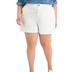 Style & Co. Plus Size Flutter Shorts, 18W